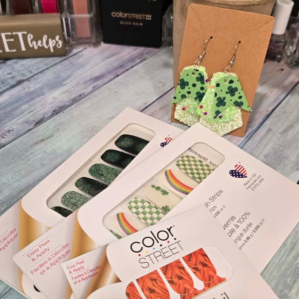 Color Street St. Patrick's Day Press On Nail Bundle